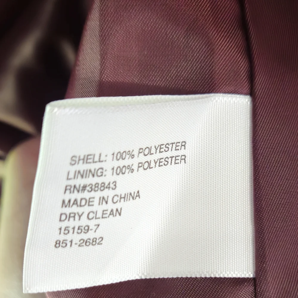 Liz Claiborne Full Length Wool Like Belted Coat Plaid Red BNWT - Picture 3 of 6